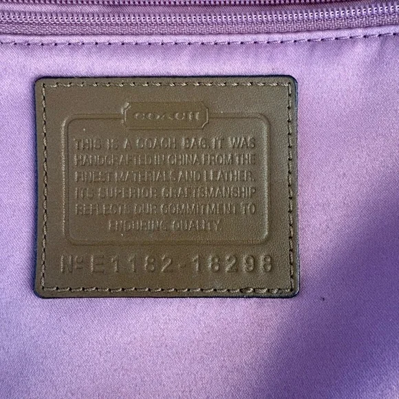 2011 Coach Kristin Brown Leather Shoulder Bag - Picture 3 of 6